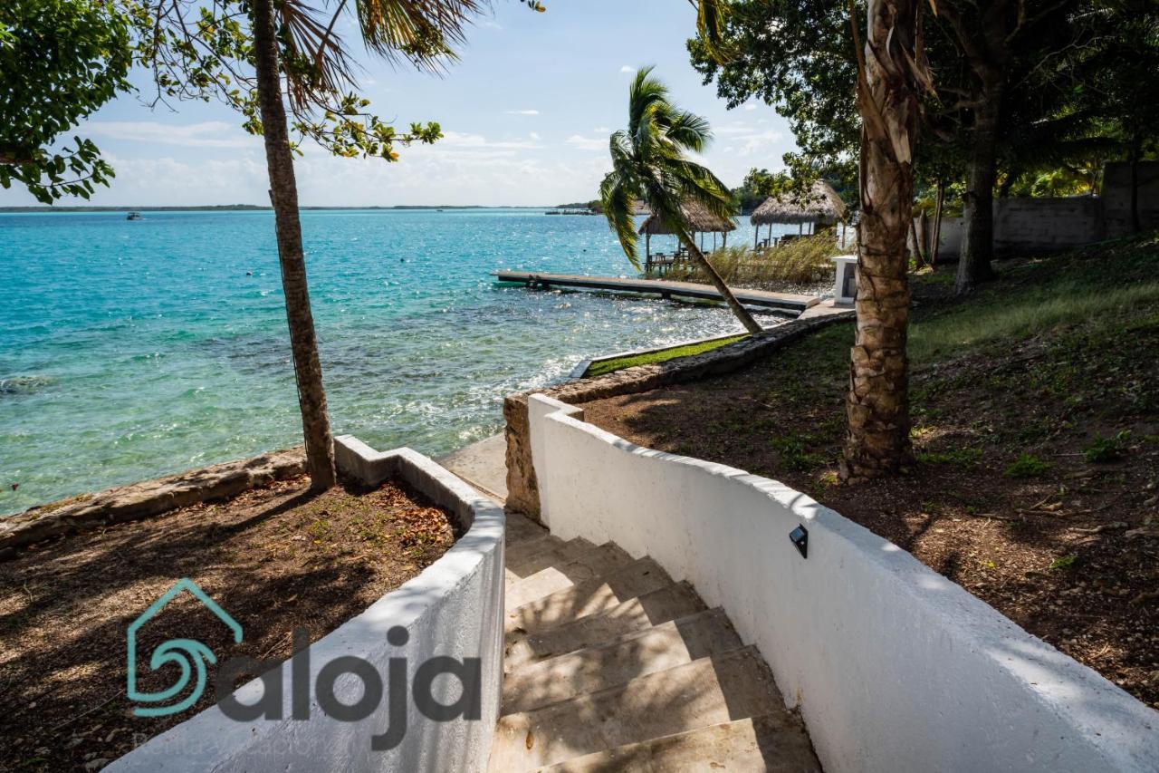 Villa Xtohil With Private Access To The Magic 7 Colors Lagoon Bacalar Exterior photo