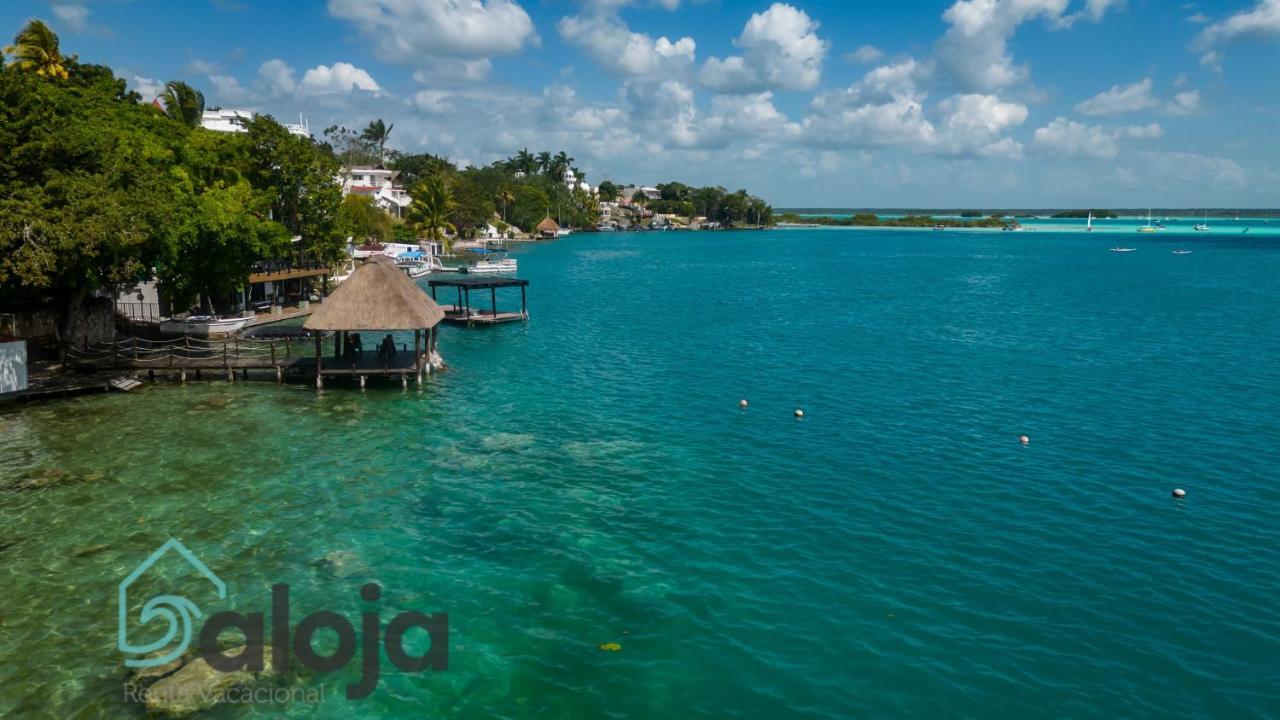 Villa Xtohil With Private Access To The Magic 7 Colors Lagoon Bacalar Exterior photo