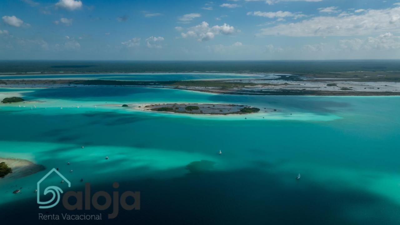 Villa Xtohil With Private Access To The Magic 7 Colors Lagoon Bacalar Exterior photo
